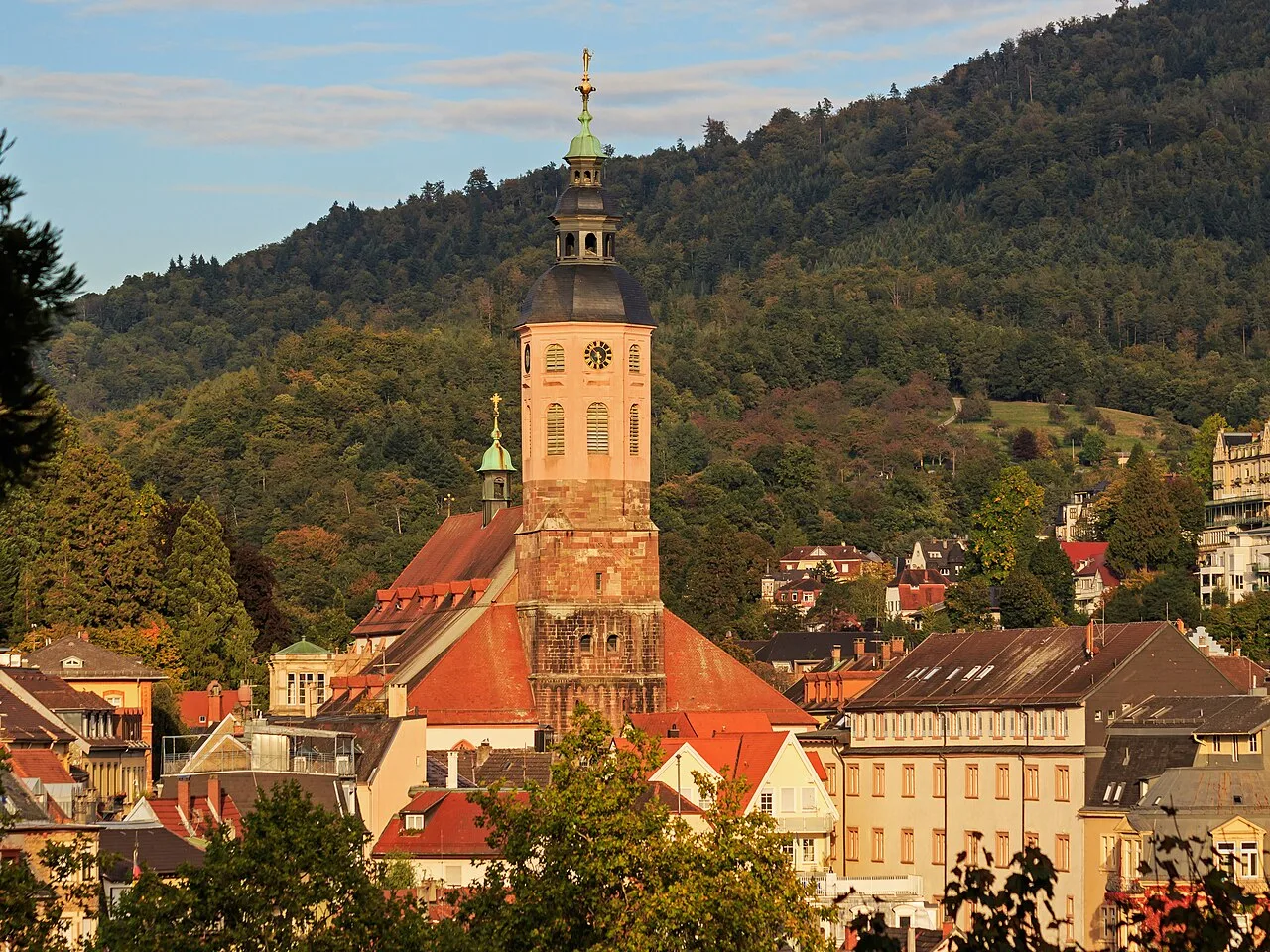 Baden-Baden, vue du lieu