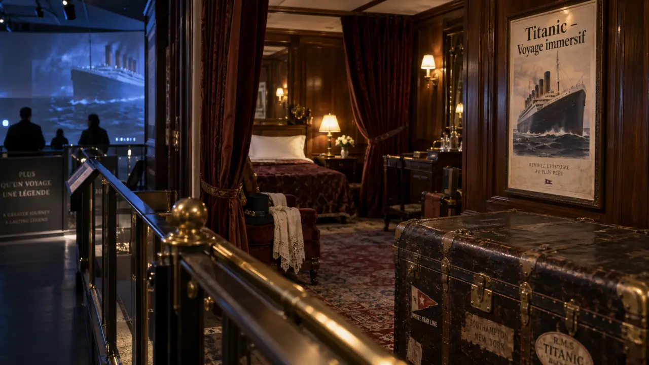 L’exposition immersive Titanic a ouvert vendredi au Parc des Expositions