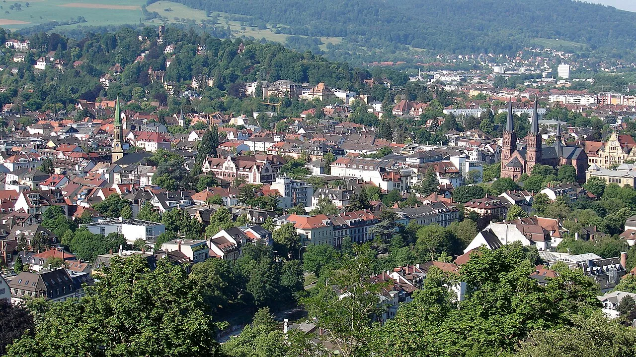 Fribourg-en-Brisgau, vue du lieu
