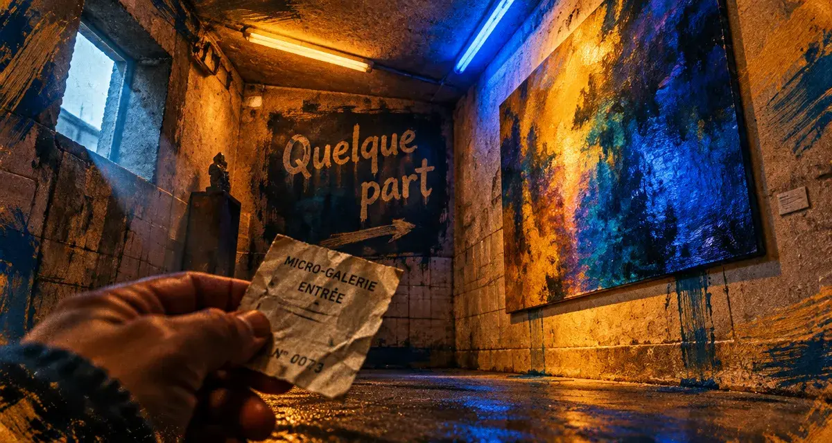 John Caldera expose au Petit cabinet du Pont de Pierre à Strasbourg