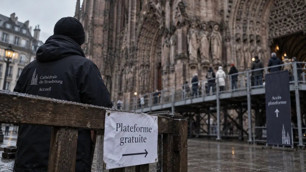 Cathédrale de Strasbourg : la plateforme se visite gratuitement vendredi