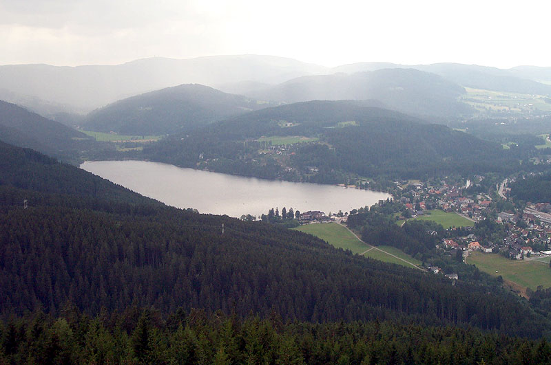 Titisee, vue du lieu